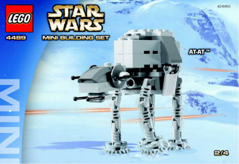 Page 1 de la notice Manuel utilisateur Lego MINI AT-AT (TM)