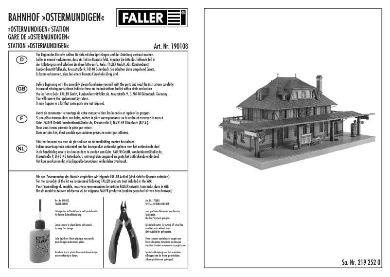 Page 1 de la notice Manuel utilisateur Piko 190108