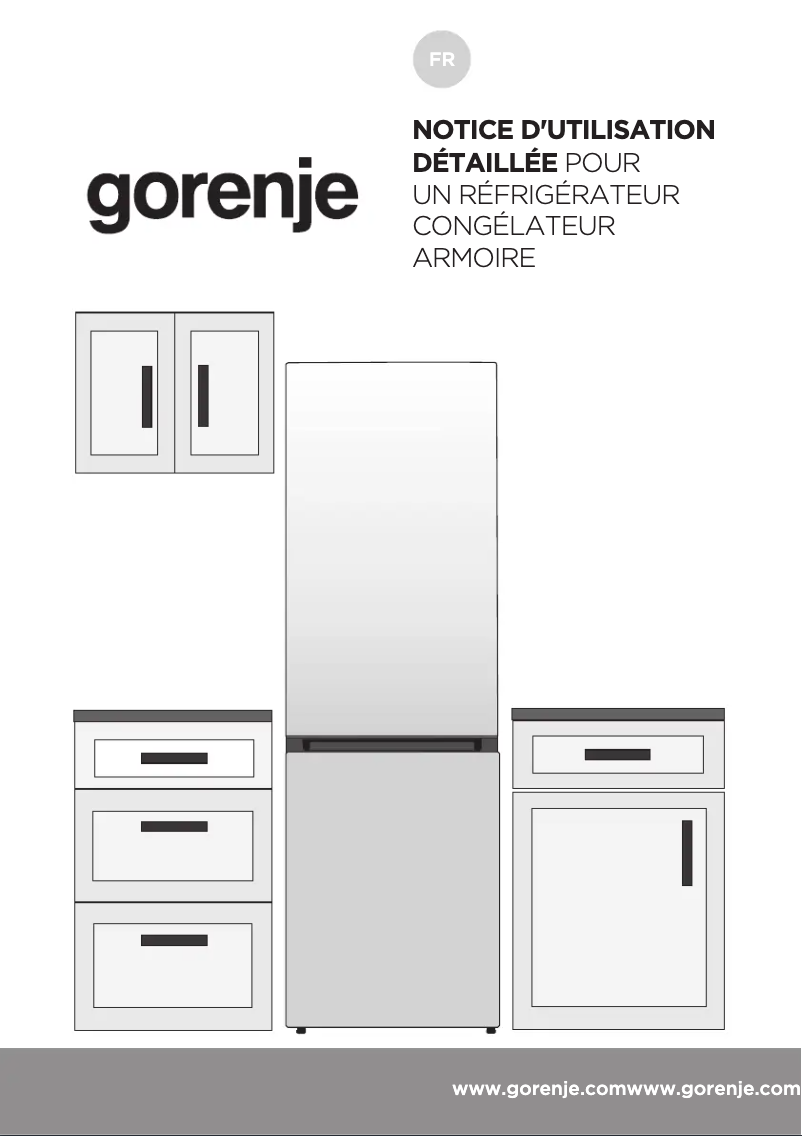 Page 1 de la notice Manuel utilisateur Gorenje ONRK619DC