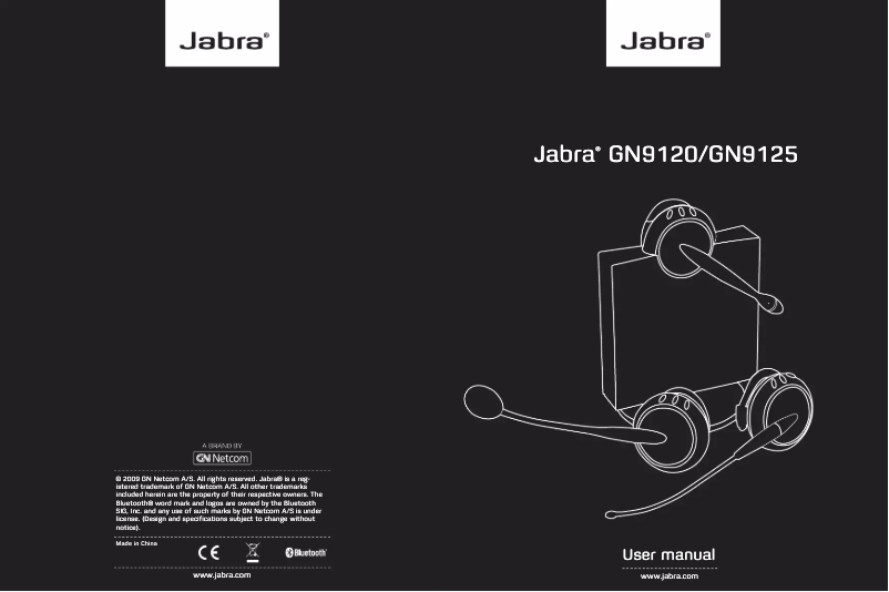 Page 1 de la notice Manuel utilisateur Jabra GN 9120