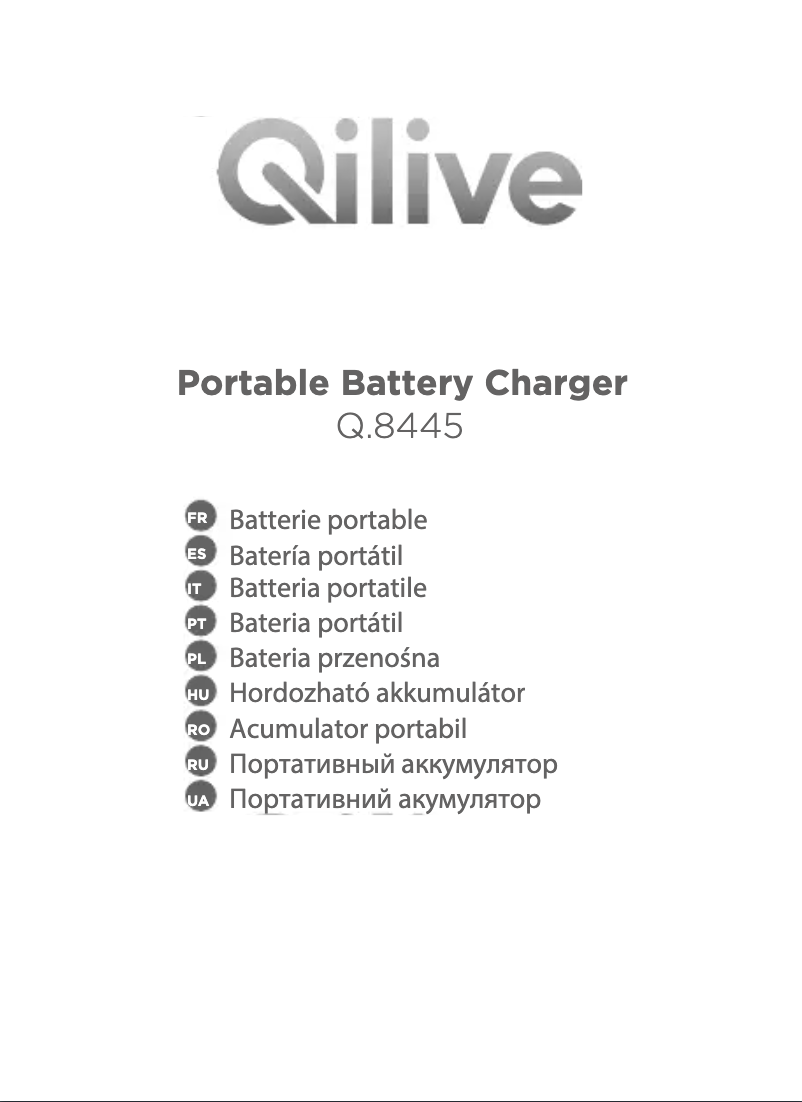 Page 1 de la notice Manuel utilisateur Qilive Q.8445