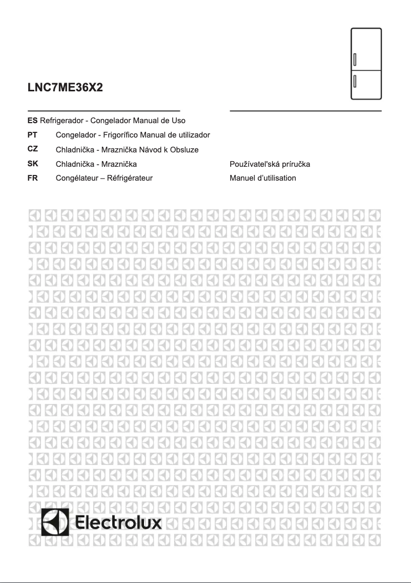 Page 1 de la notice Manuel utilisateur Electrolux LNC7ME36X2