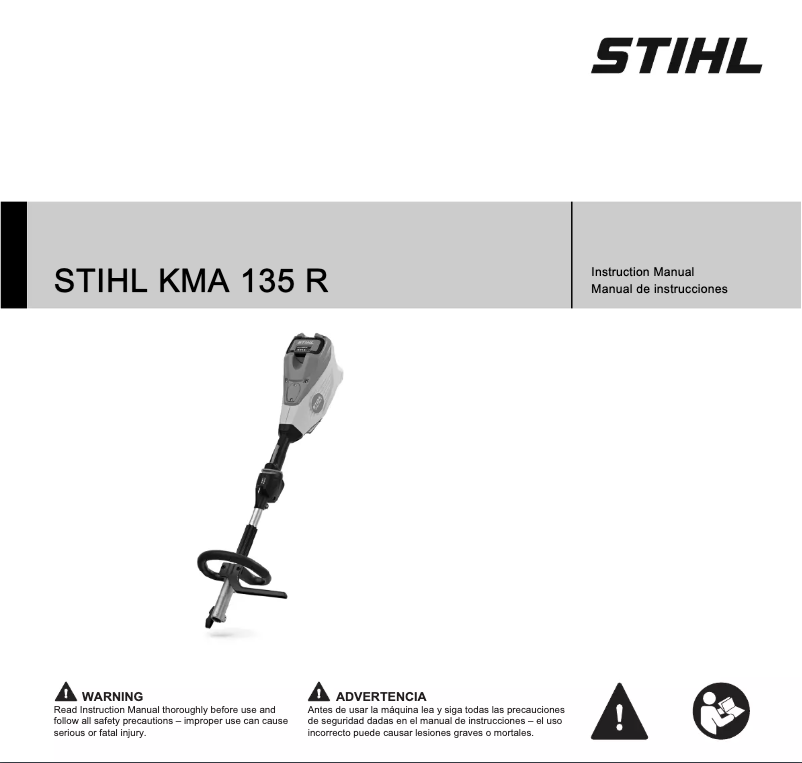 Page 1 de la notice Manuel utilisateur Stihl KMA 135 R