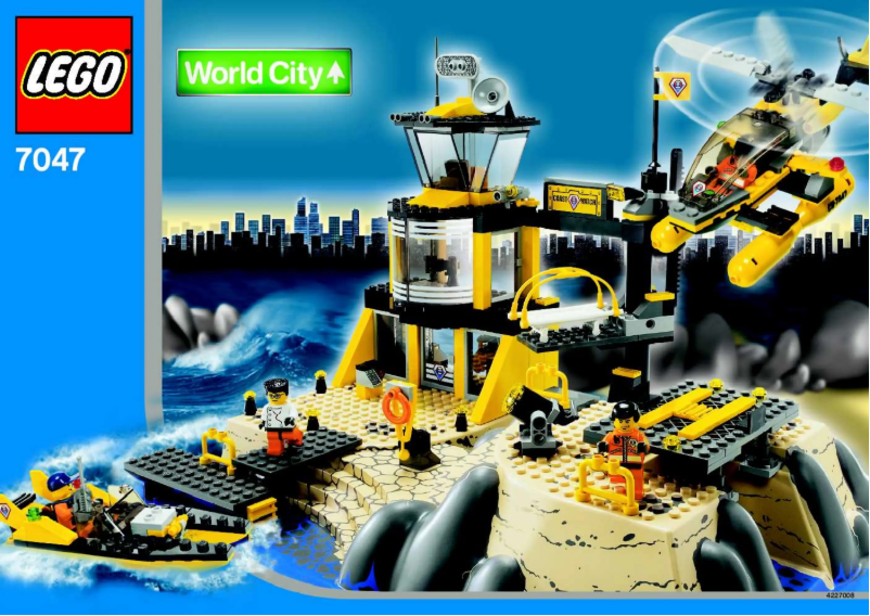 Page n°1 - Manuel utilisateur Lego World City 7047