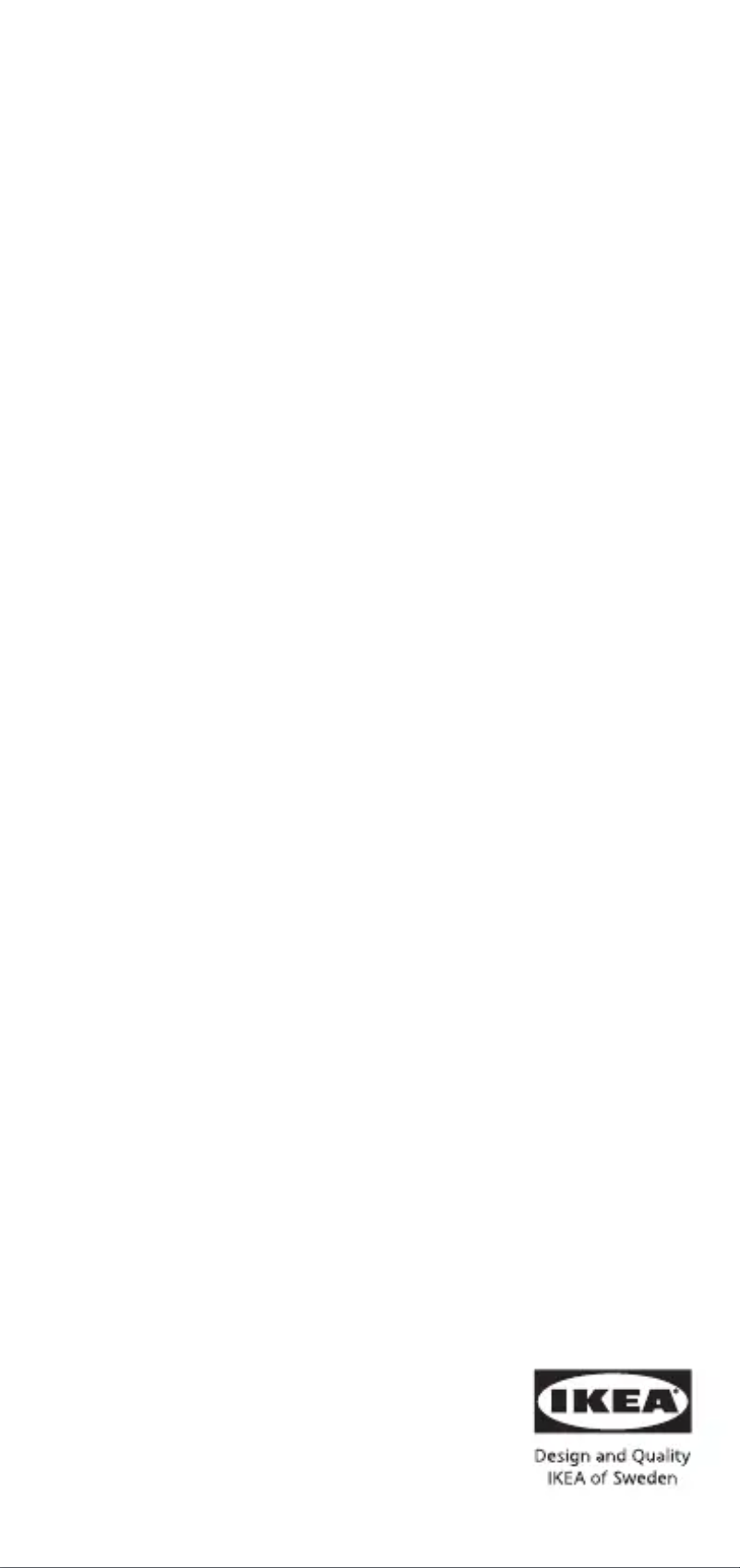 Page 1 de la notice Manuel utilisateur Ikea UPPLYST 604.403.41