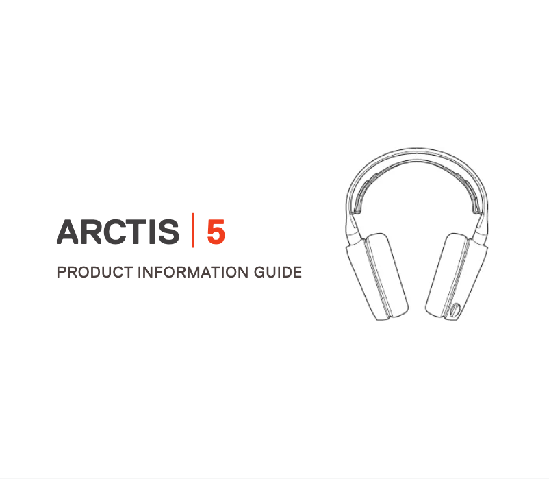 Image de la première page du manuel de l'appareil Arctic 5