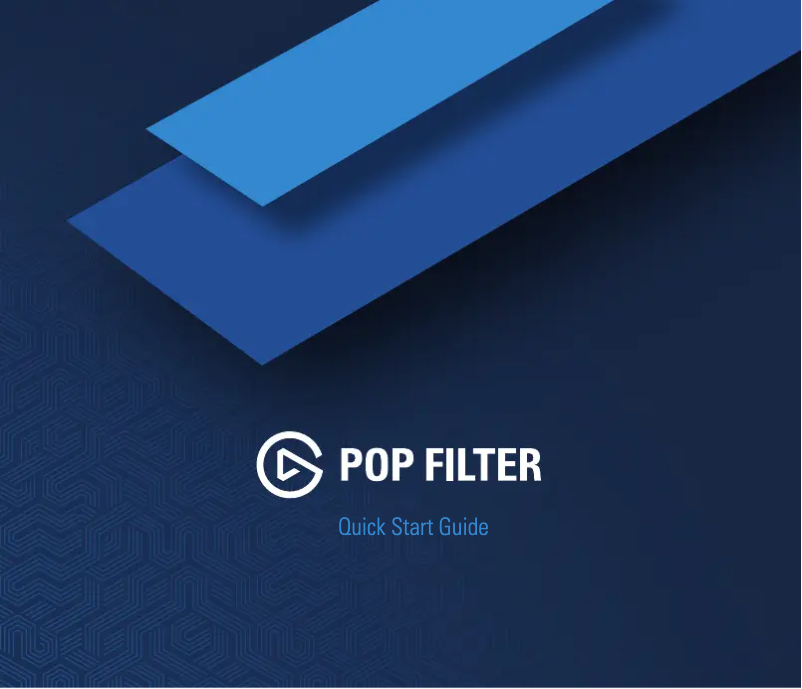Page 1 of the manual User Manual Elgato Pop Filter