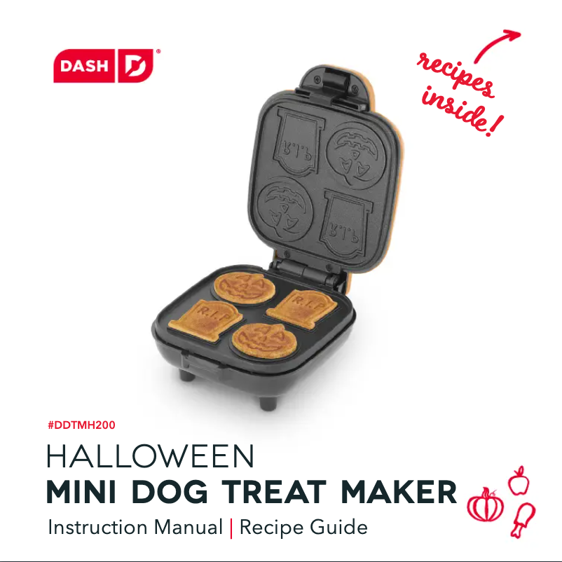 Página 1 del manual Manual de usuario Dash Halloween Mini Dog DDTMH200GBOR04