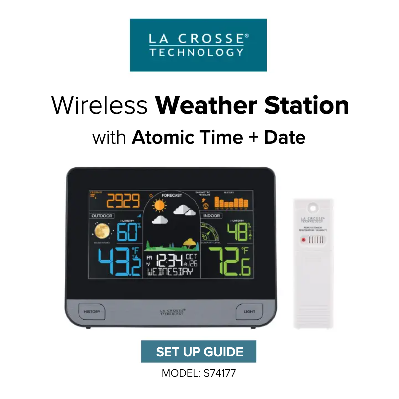 Image de la première page du manuel de l'appareil S74177