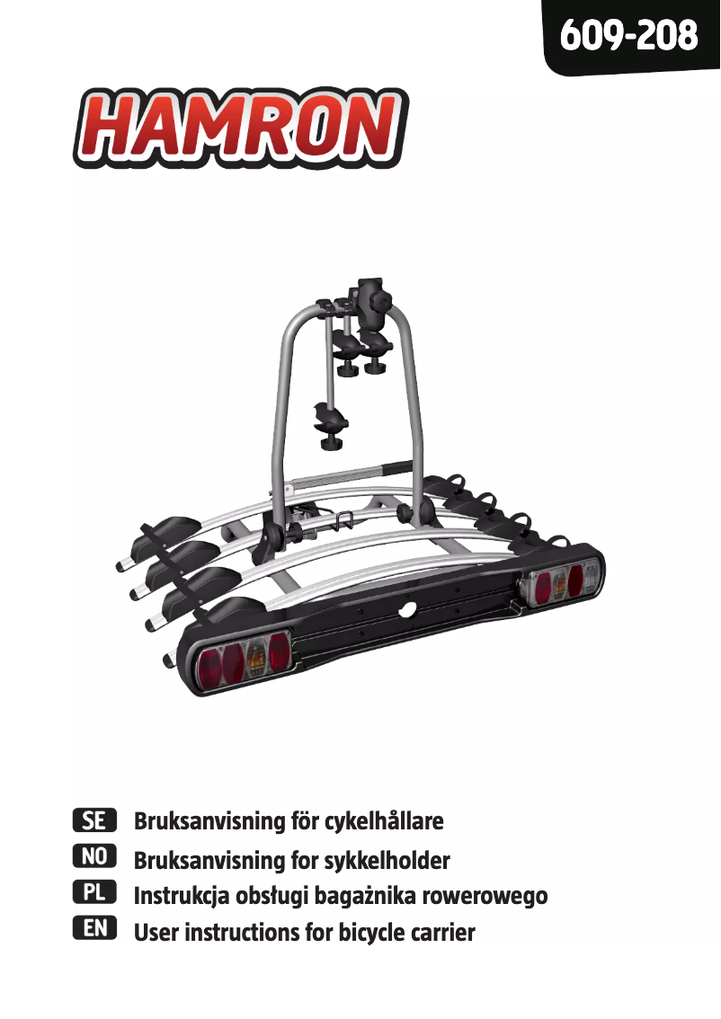 Página 1 del manual Manual de usuario Hamron 609-208