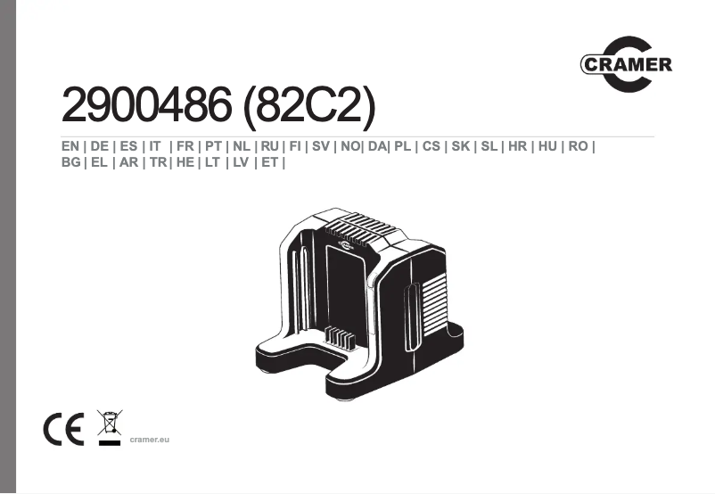 Page 1 de la notice Manuel utilisateur Cramer 82C2