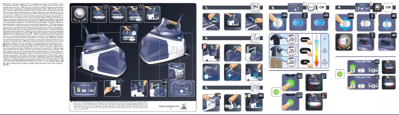 Image de la première page du manuel de l'appareil Perfect Steam Pro DG8626