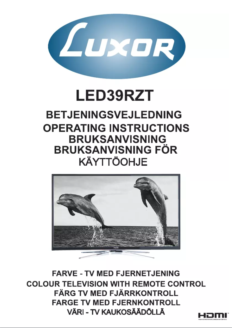 Image de la première page du manuel de l'appareil LED39RZT