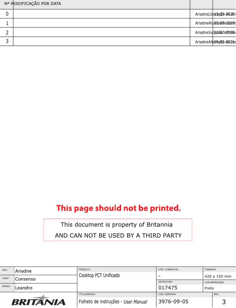 Page 1 de la notice Manuel utilisateur Philco PCT11P