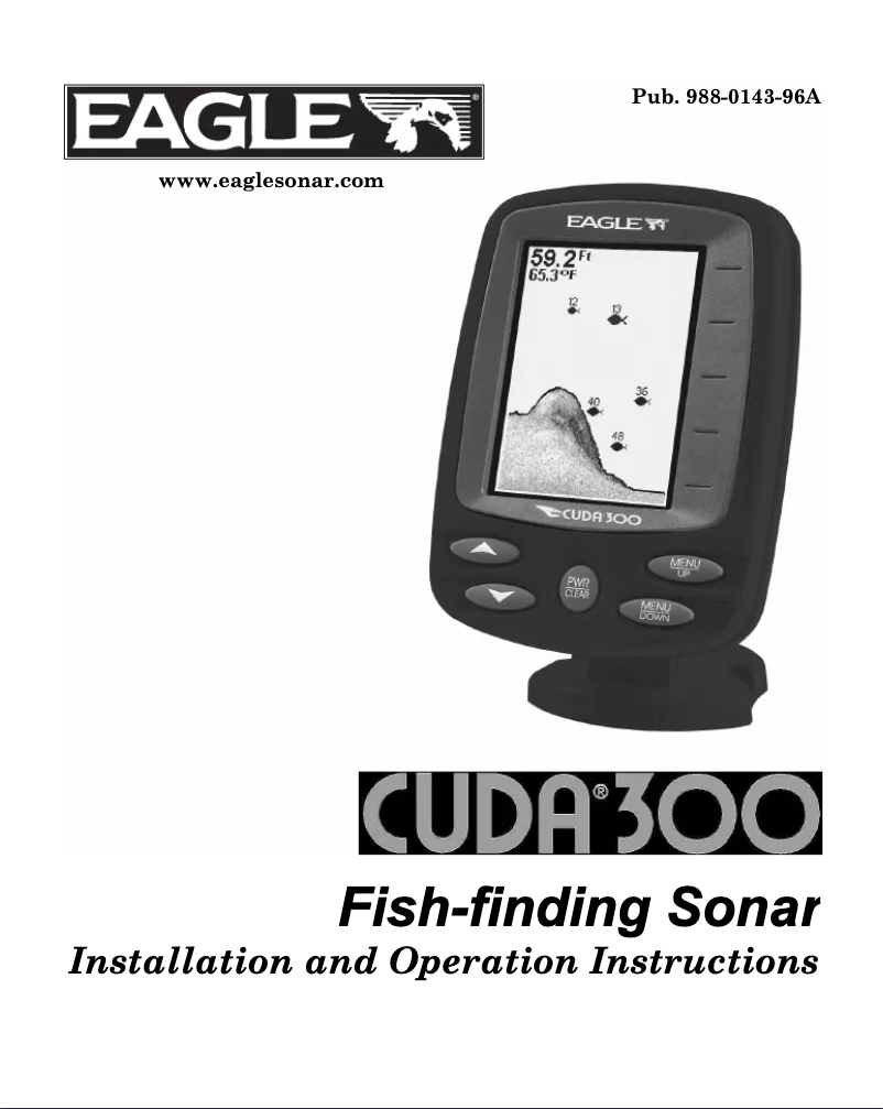 Image de la première page du manuel de l'appareil Cuda 300 Portable