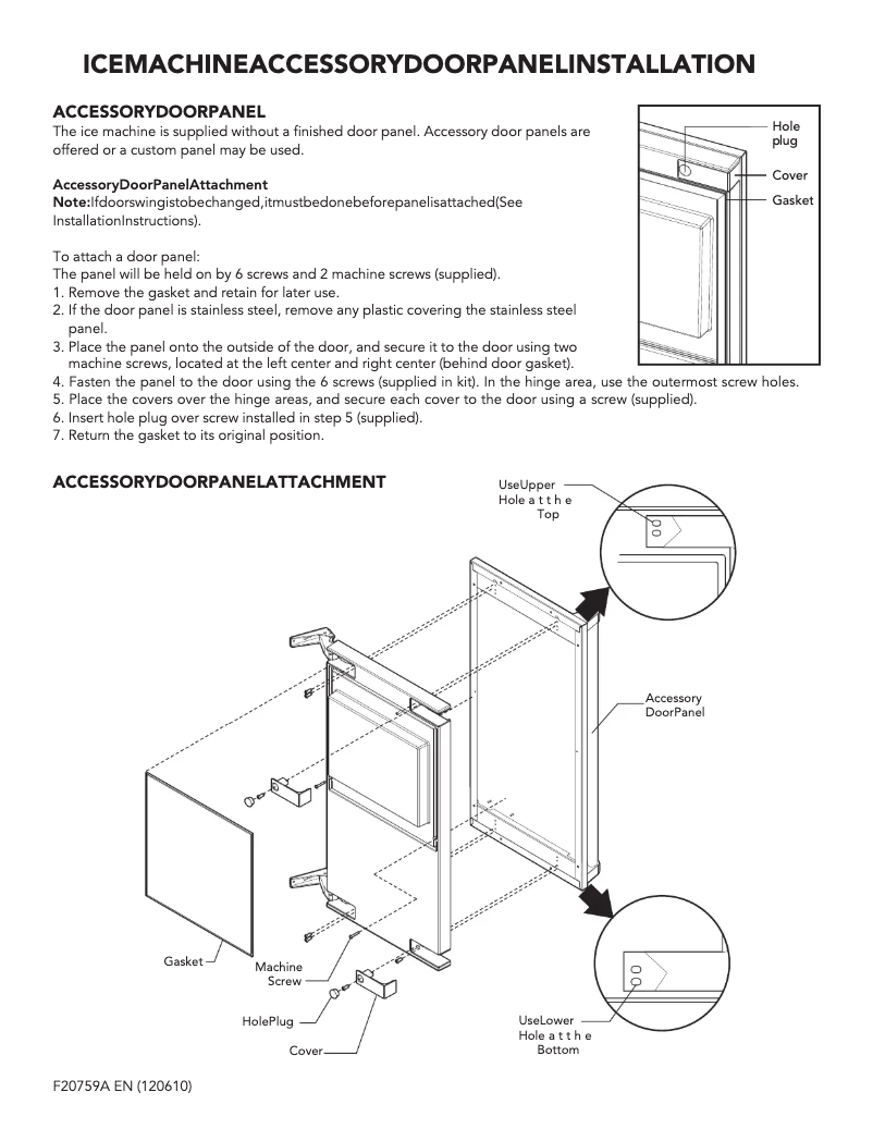 Page 1 of the manual User Manual Viking PIDP515LSS