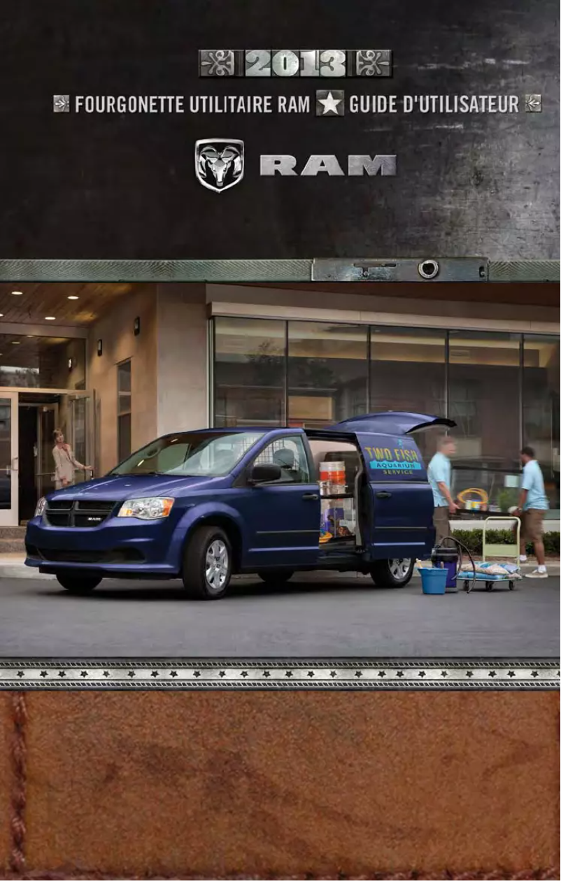 Page 1 de la notice Manuel utilisateur RAM Fourgon Utilitaire (2013)