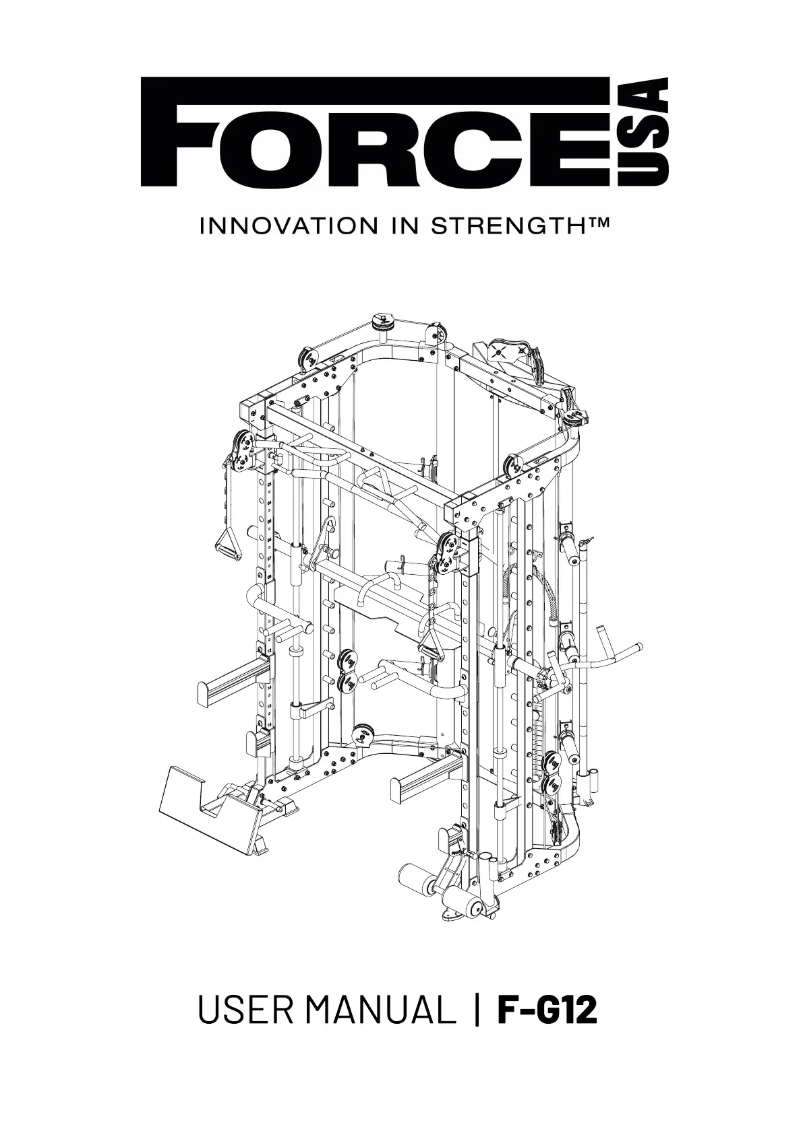 Page n°1 - Manuel utilisateur Force USA F-G12