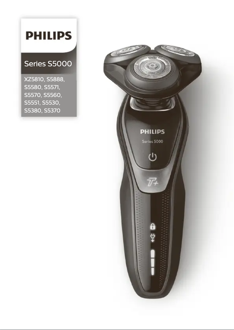 Page n°1 - Manuel utilisateur Philips Series 5000 S5560