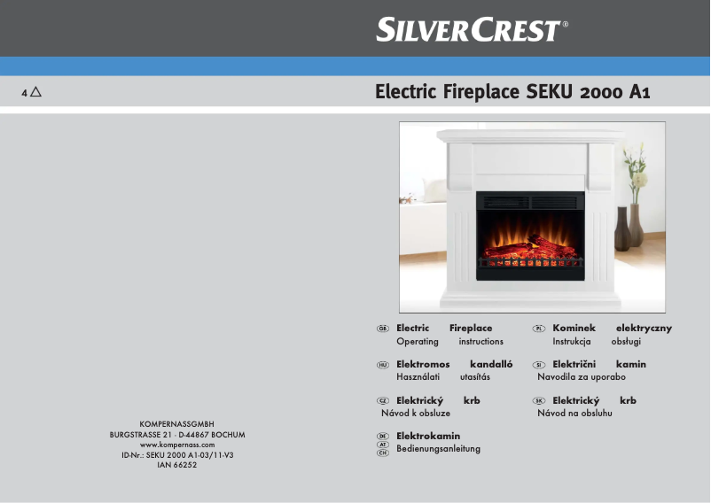 Page n°1 - Manuel utilisateur SilverCrest SEKU 2000 A1