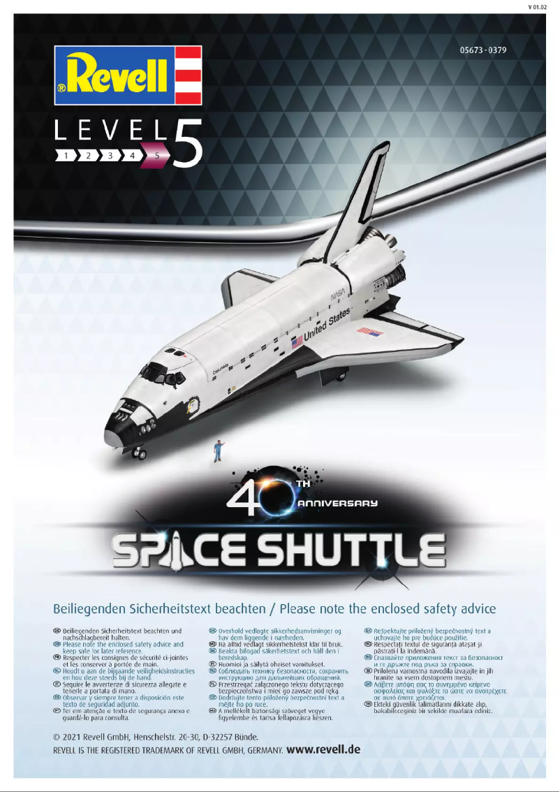 Page n°1 - Manuel utilisateur Revell Space Shuttle