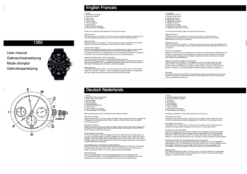 Página 1 del manual Manual de usuario Davis Ranger 1350