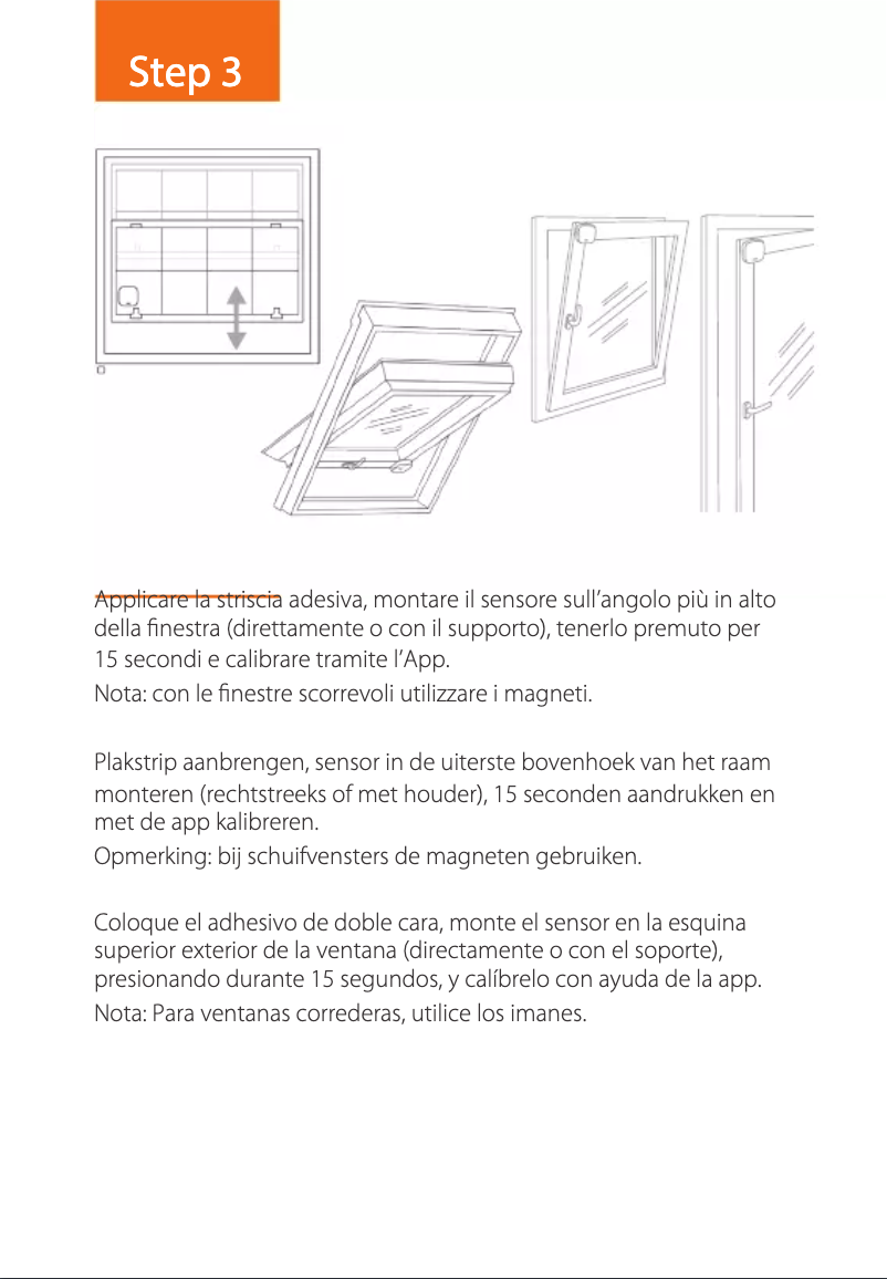 Page 1 de la notice Manuel utilisateur Gigaset Window Sensor ONE X