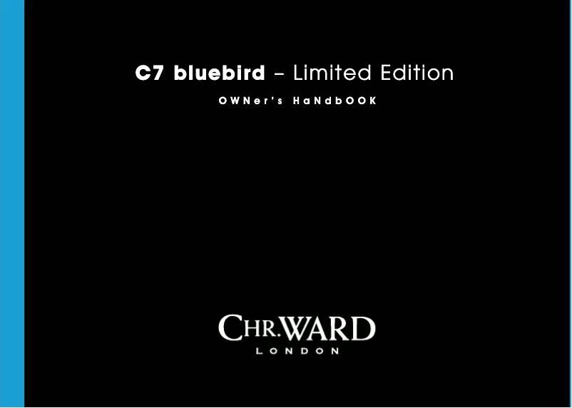 Page 1 de la notice Manuel utilisateur Christopher Ward C7 Bluebird