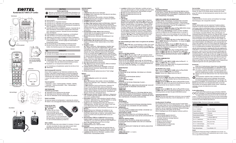 Página 1 del manual Manual de usuario Switel DCT64072CP
