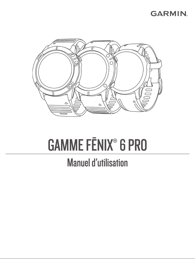 Página 1 del manual Manual de usuario Garmin Fenix 6X Pro
