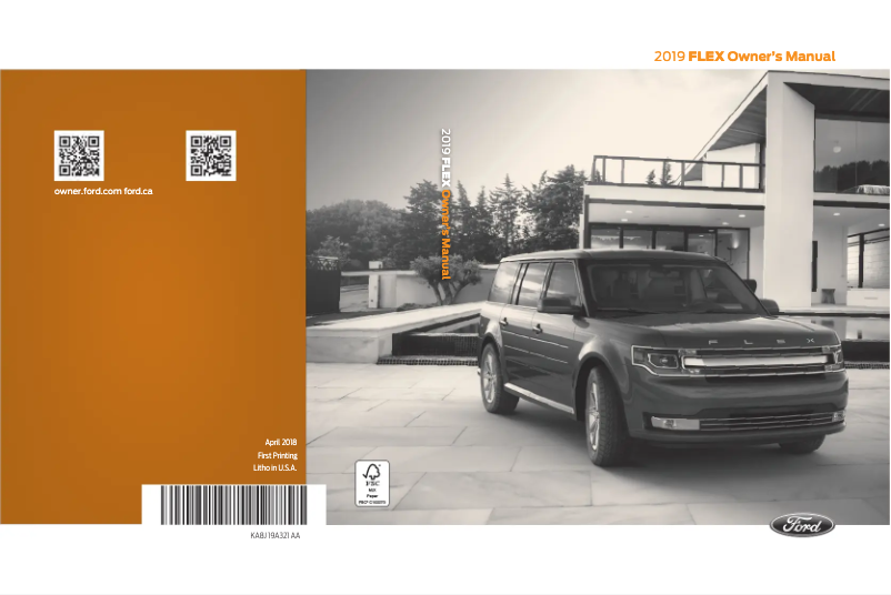 Page n°1 - Manuel utilisateur Ford Flex (2015)