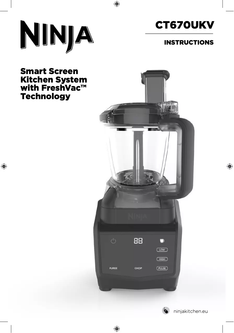Page 1 de la notice Manuel utilisateur Ninja CT670UKV