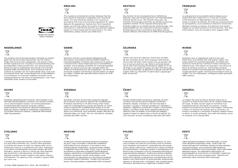 Imagen de la primera página del manual del dispositivo MARKFROST