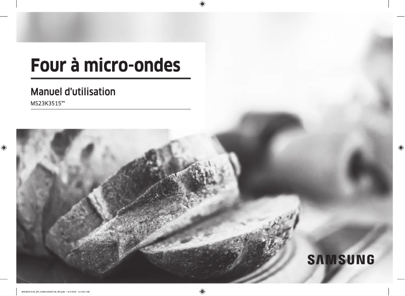 Page n°1 - Manuel utilisateur Samsung MS23K3515AS/EN