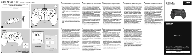 Page 1 de la notice Manuel utilisateur Speed-Link StrikeNX