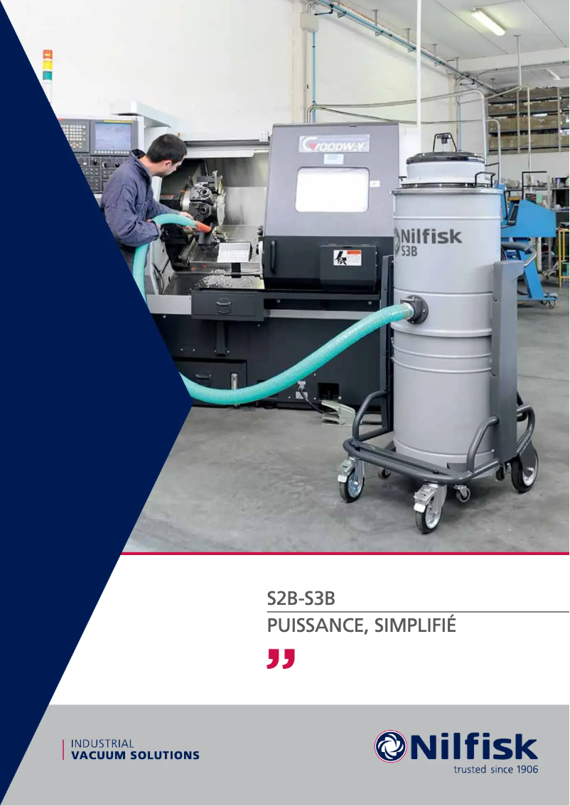 Page 1 de la notice Brochure Nilfisk S3B