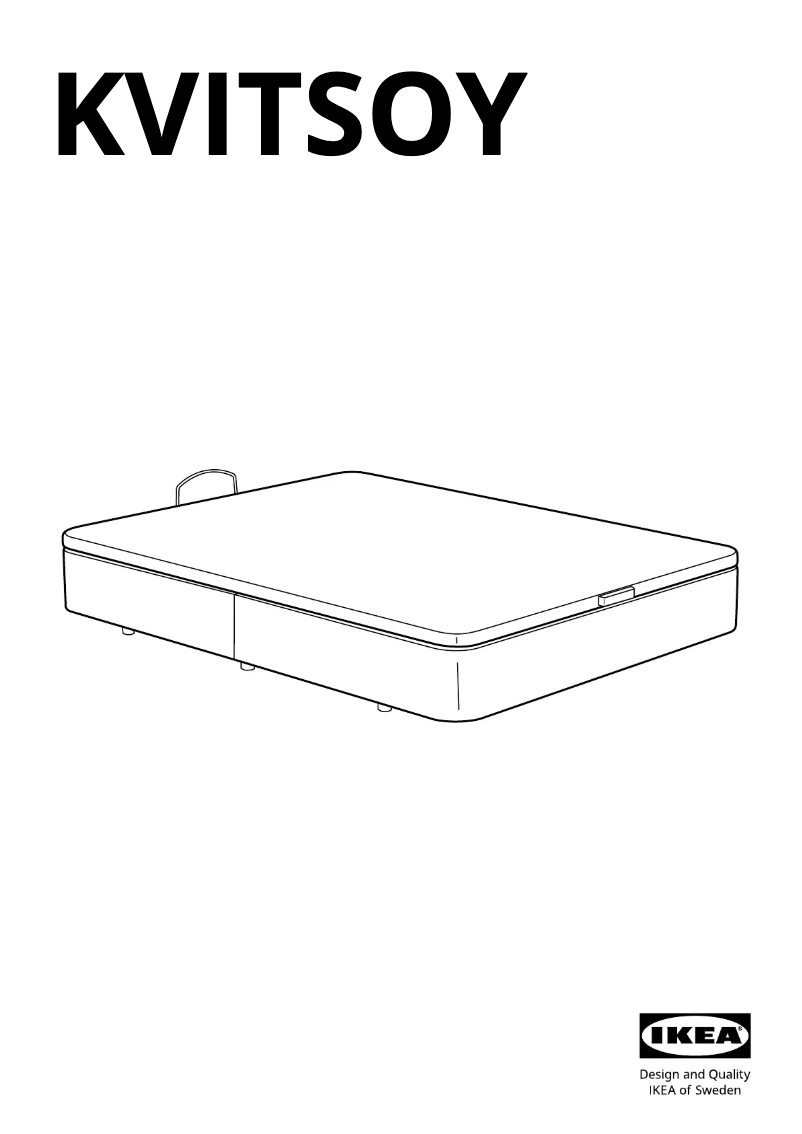 Page 1 de la notice Manuel utilisateur Ikea KVITSÖY 104.486.55