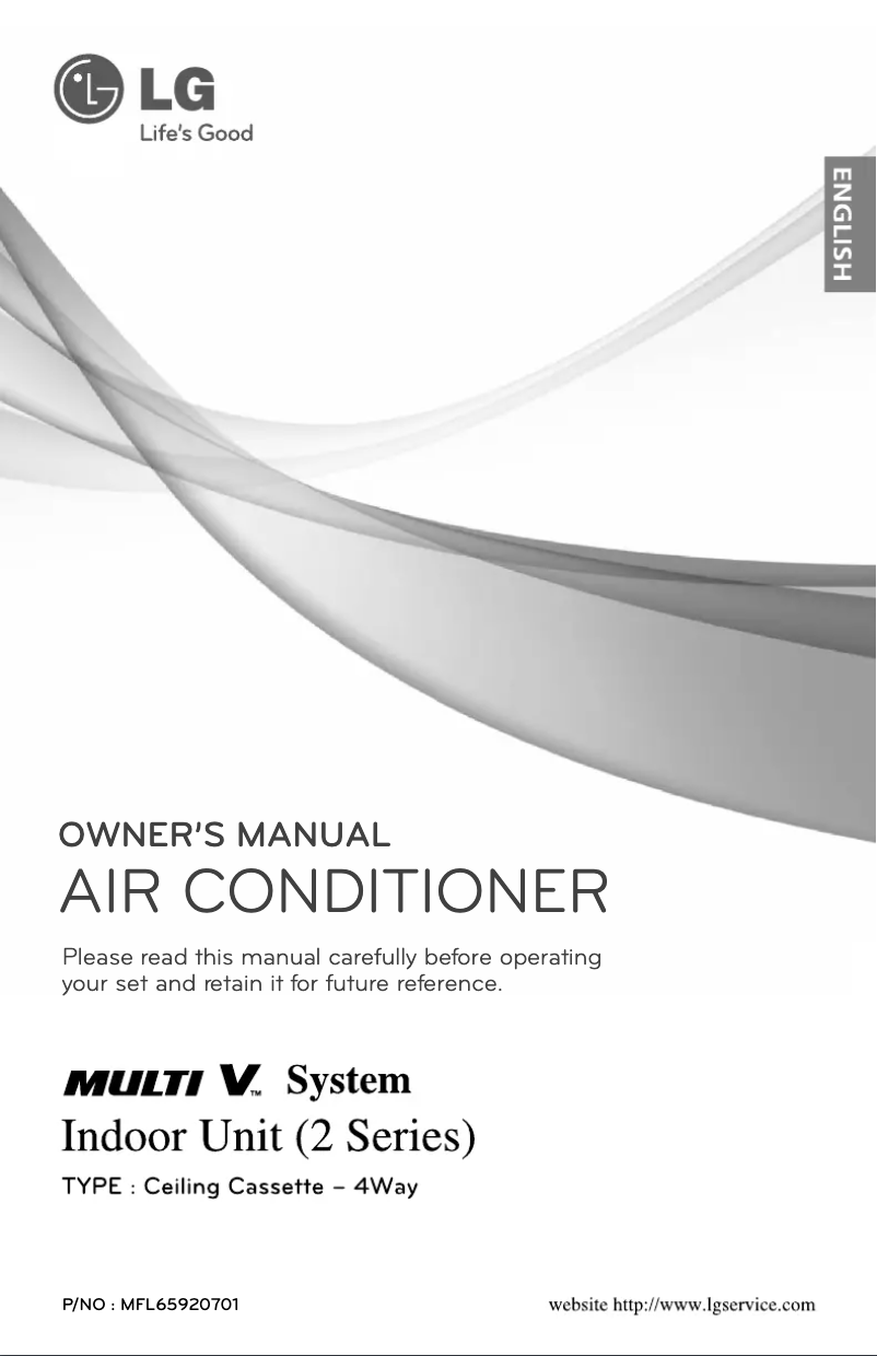 Page 1 de la notice Manuel utilisateur LG JRNU12GTPA2