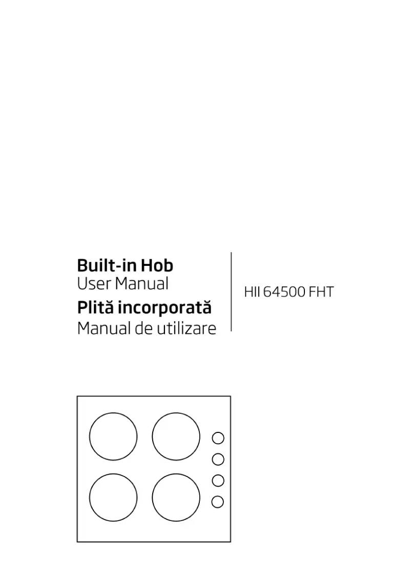 Page n°1 - Manuel utilisateur Beko HII64500FHT