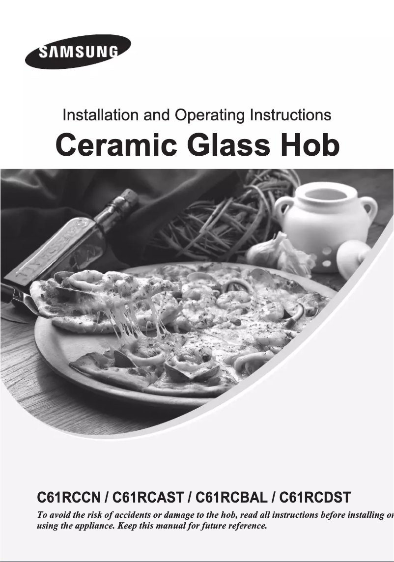 Image de la première page du manuel de l'appareil C61RCDST