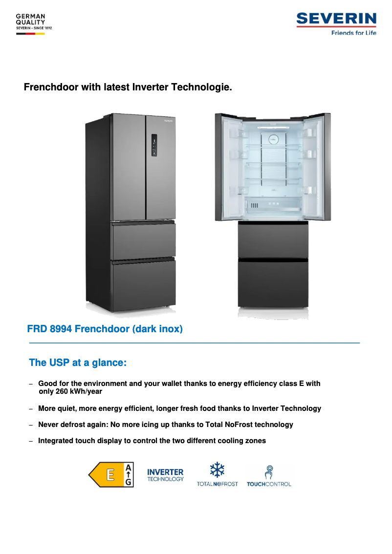 Image de la première page du manuel de l'appareil FRD 8994