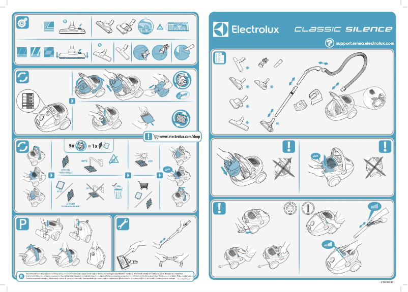 Page n°1 - Manuel utilisateur Electrolux Classic Silence ECS52IW