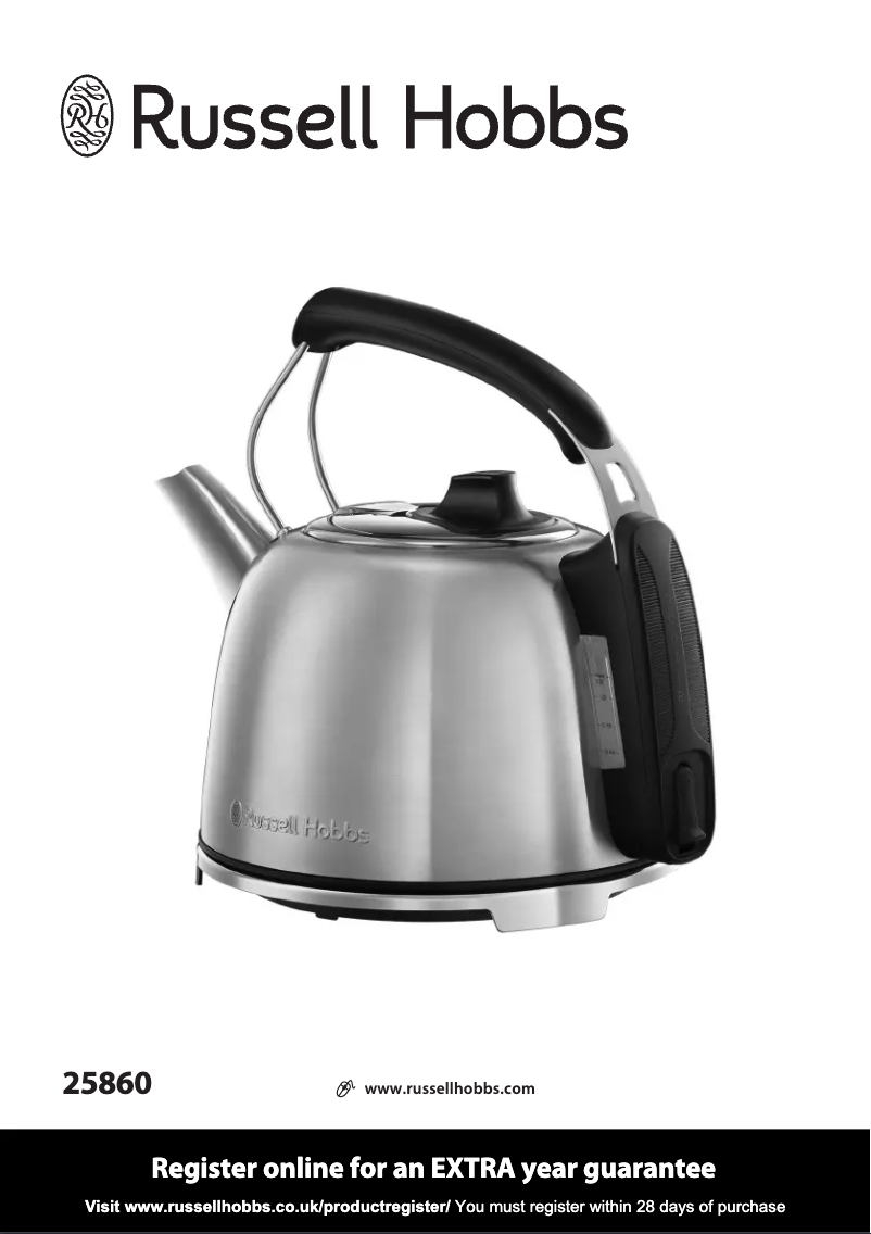 Página 1 del manual Manual de usuario Russell Hobbs Anniversary 25860