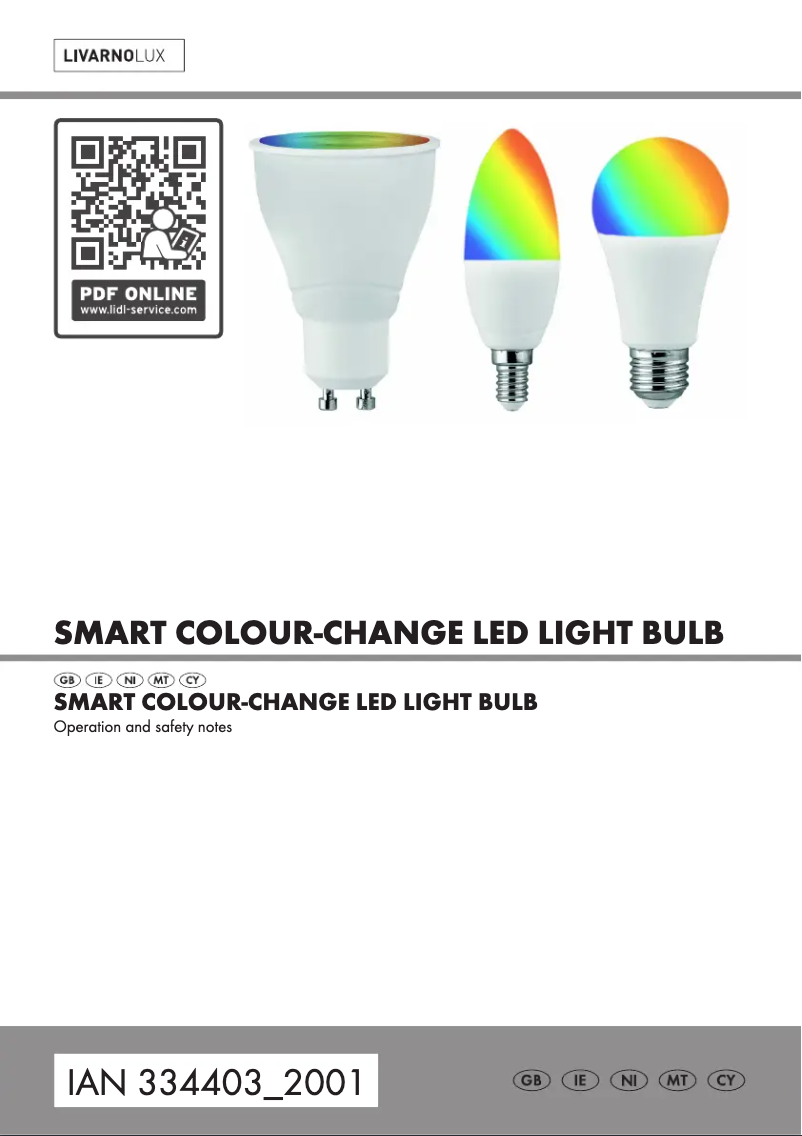 Page n°1 - Manuel utilisateur Livarno Lux HG06106