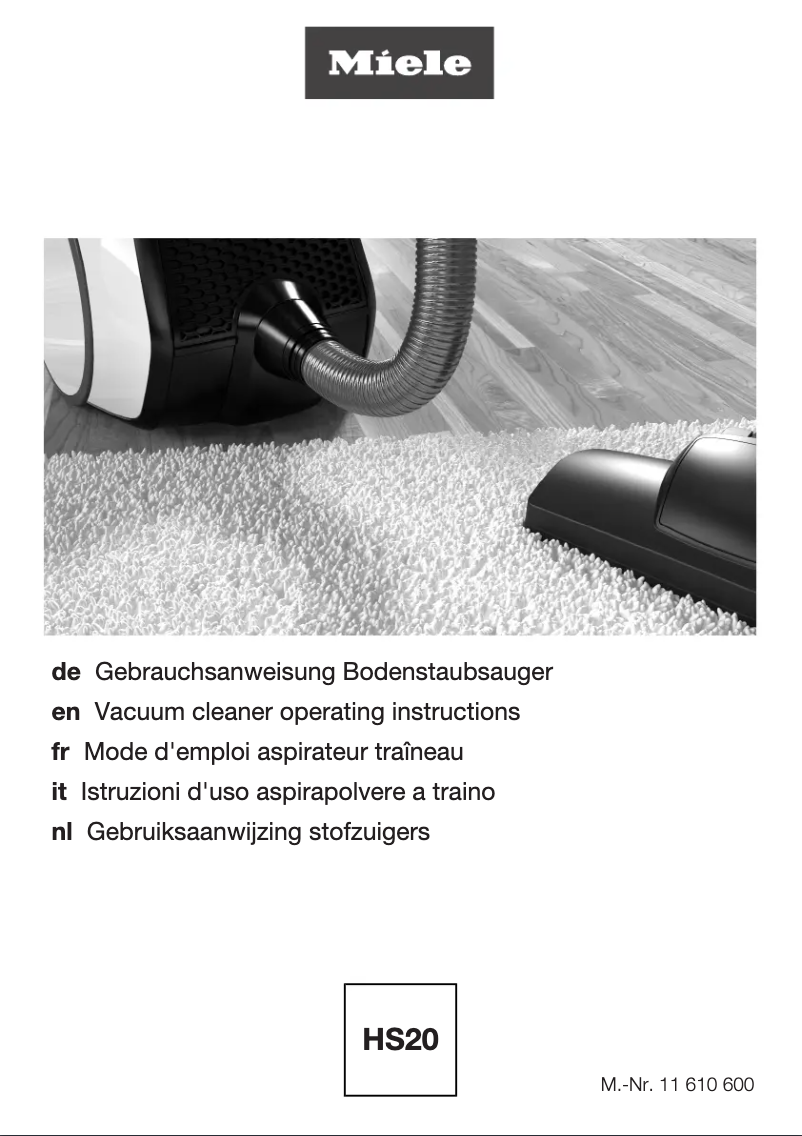 Page 1 de la notice Manuel utilisateur Miele Boost CX1 PowerLine