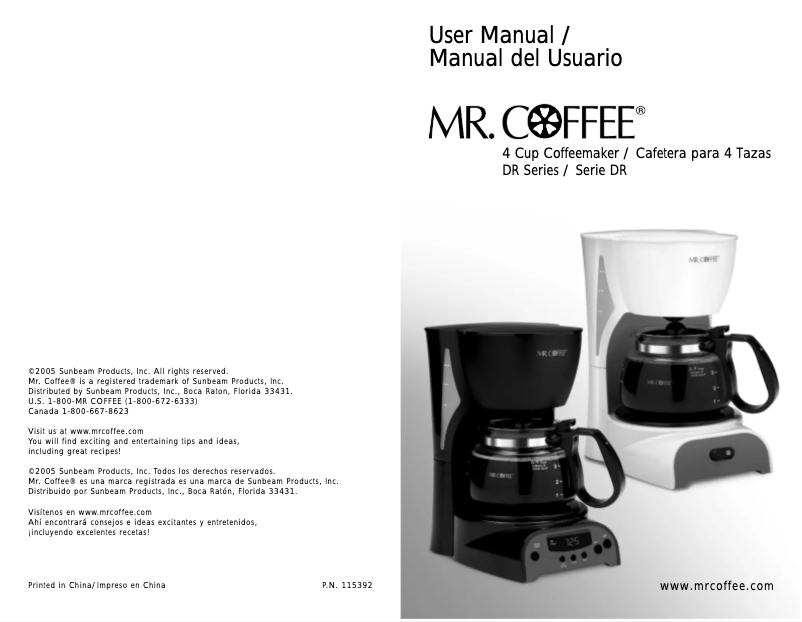 Image de la première page du manuel de l'appareil DR X5