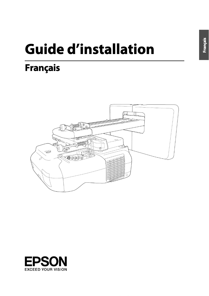 Image de la première page du manuel de l'appareil PowerLite 475W