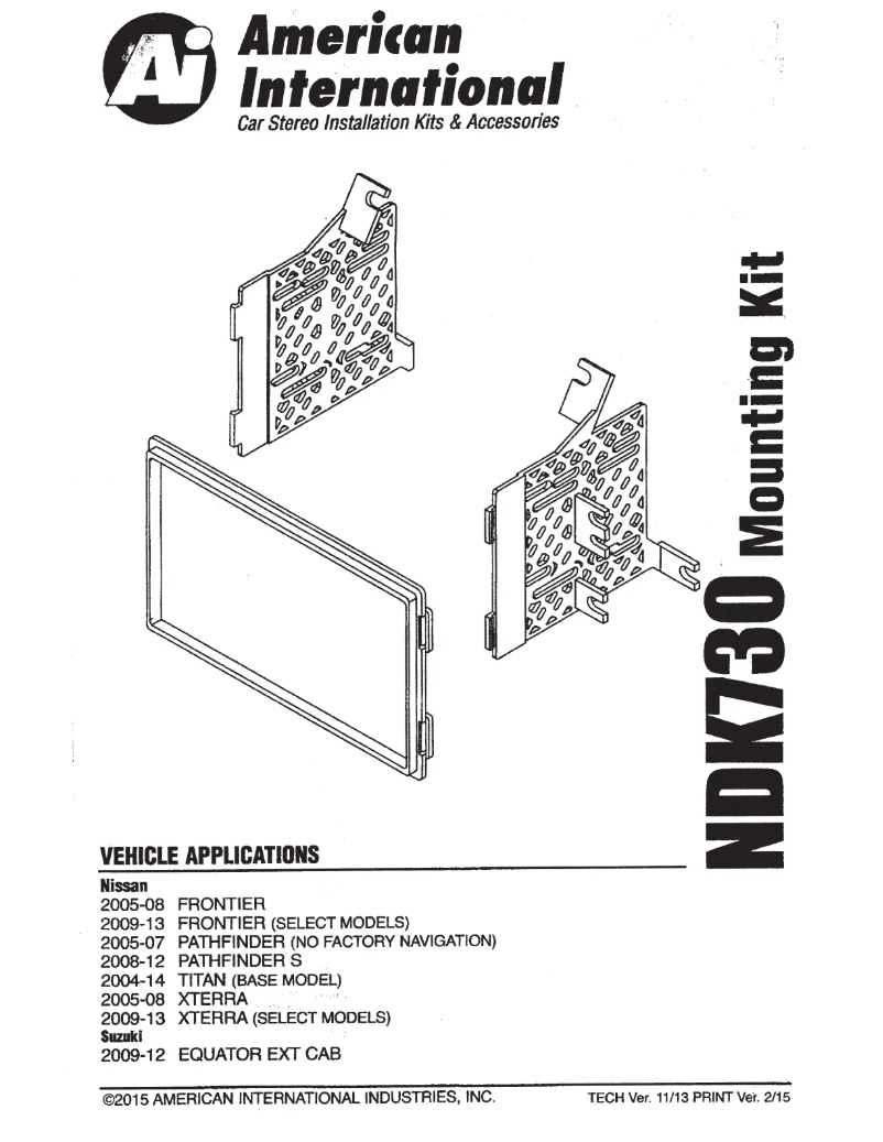 Page n°1 - Manuel utilisateur American International NDK730