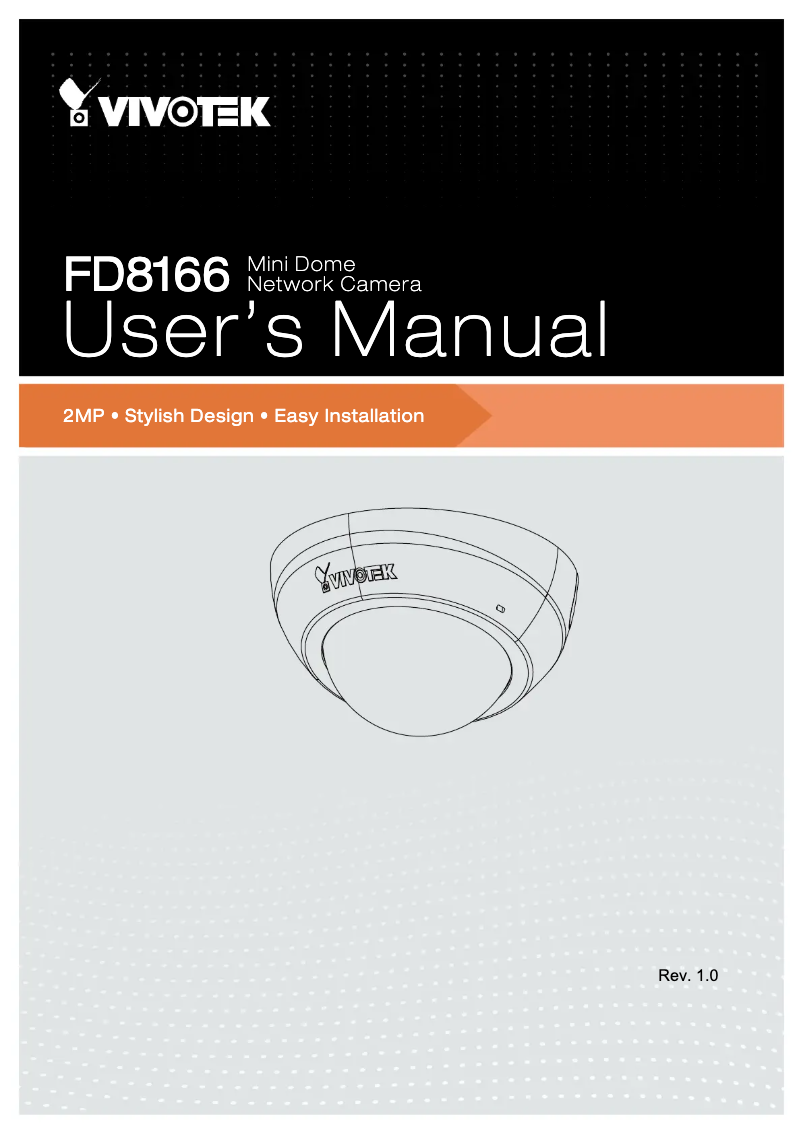Image de la première page du manuel de l'appareil FD8166-F6