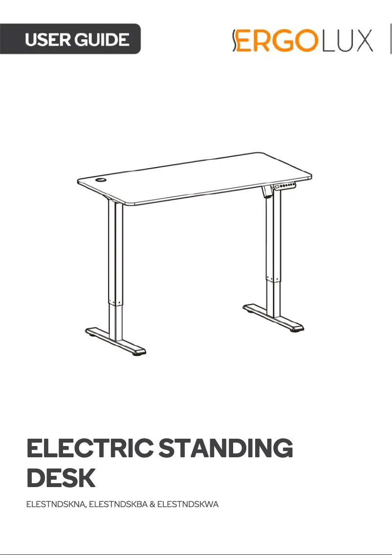 Imagen de la primera página del manual del dispositivo ELESTNDSKNA